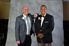 2017 Yowell Hall of Fame  Wheaton College Athletics 2017 Yowell Hall of Fame ceremony. Chris Sullivan, left, Will Hawkins '93 - Basketball. - Photo By: KEITH NORDSTROM : Wheaton College Athletics Yowell Hall of Fame ceremony.